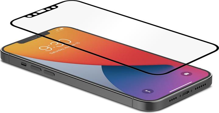 Immagine prodotto Moshi iVisor AG Proteggi schermo antiriflesso per iPhone 12 Pro Max (trasparente/opaco) - Nero (1 Pezzo/i, Apple iPhone 12 Pro Max)