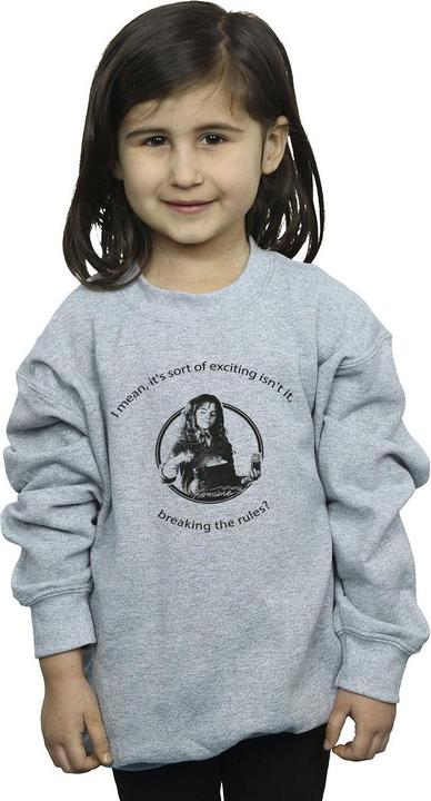 Actual product image Girls Hermione Breaking The Rules Sweatshirt (140, 146)