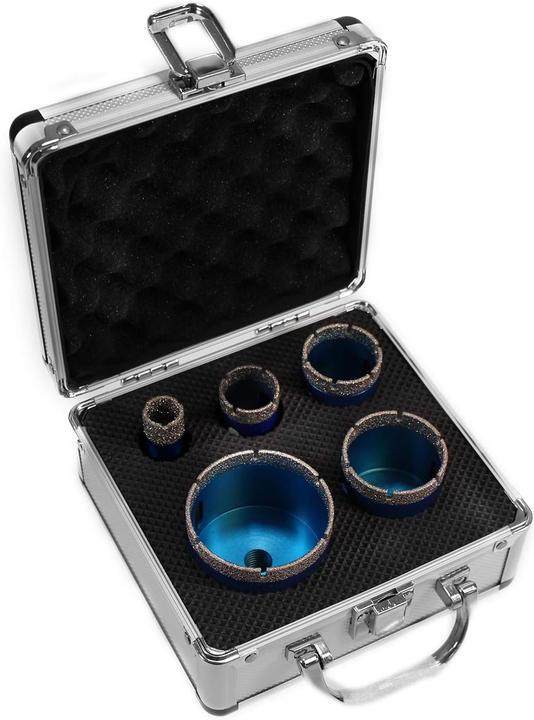 Immagine prodotto EDW Set di punte per piastrelle (35 mm, 40 mm, 50 mm, 68 mm, 20 mm)
