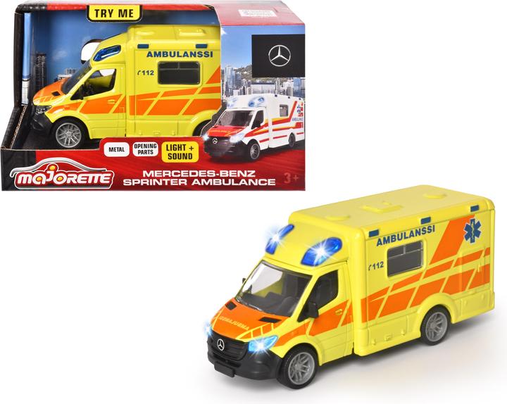 Majorette Finnish Mercedes-Benz Sprinter Ambulance