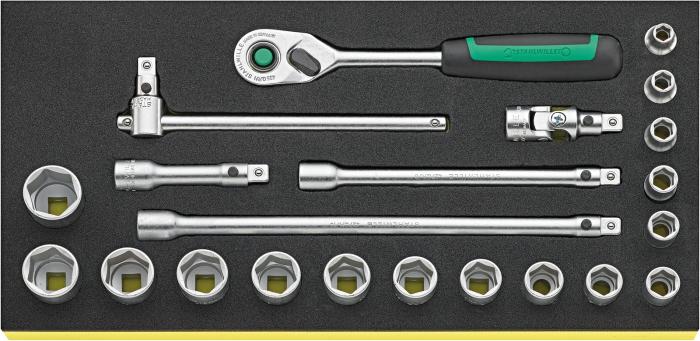 Produktbild Stahlwille TCS 456/16/6 QR 96830367 Kit di chiavi a bussola (21 x)