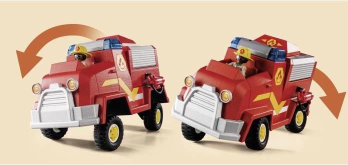 Image du produit Playmobil Véhicule d'intervention des pompiers (70914, Playmobil Duck On Call)