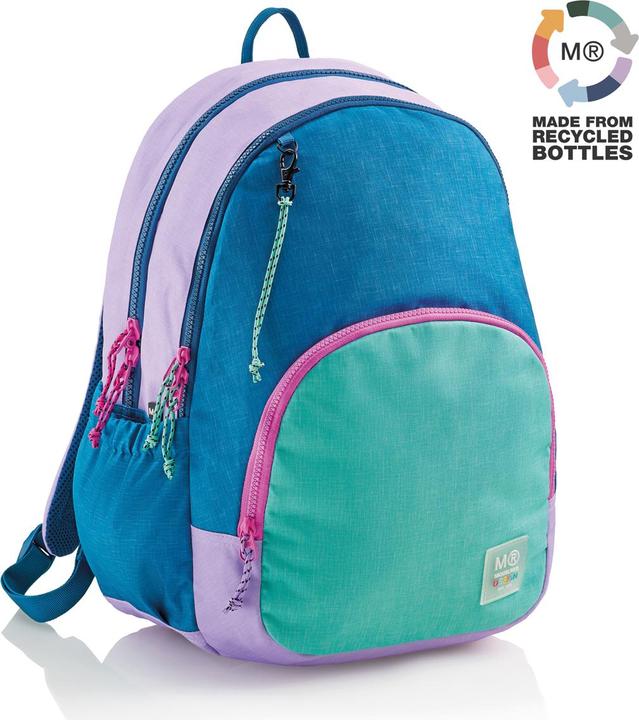 Actual product image Miquelrius Rucksack Triple Oslo Recy 27l 3 Fächern lila (27 l)