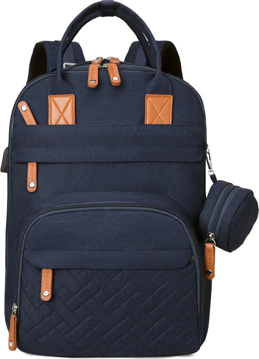 Image du produit Only-Bags.Store Sac à langer unisexe : Sac à dos multifonctionnel avec table à langer, sangles de poussette et