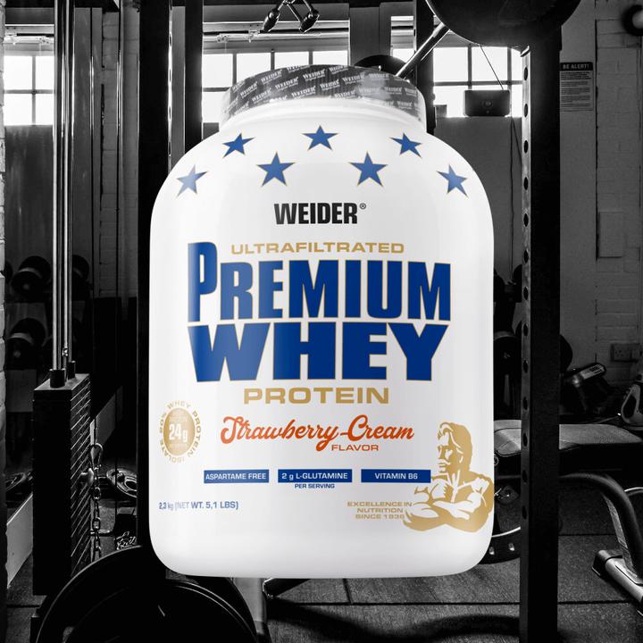 Produktbild Weider Premium Whey Protein (Erdbeer, Vanille, 1 Stk., 2300 g)