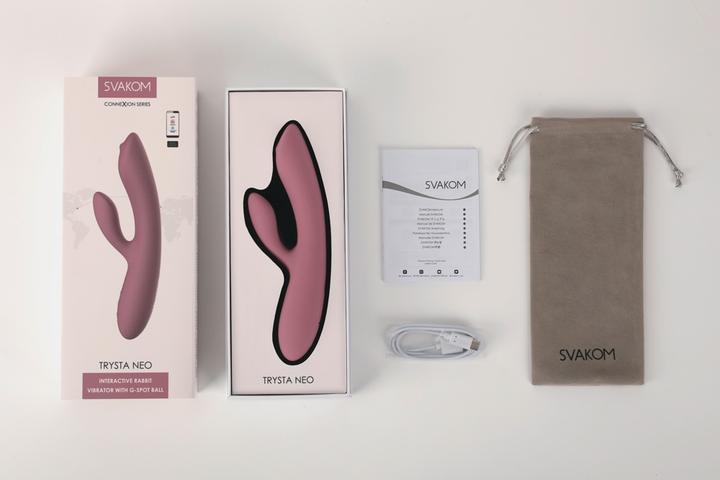 Image du produit Svakom Trysta Neo Vibromasseur Rabbit pour Point G - Rose