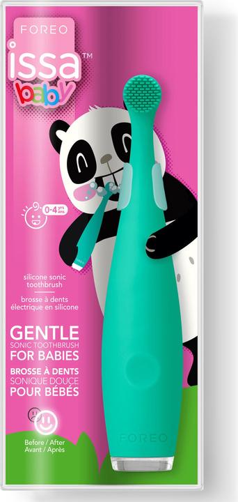 Produktbild Foreo Schallzahnbürste ISSA Baby Kiwi Green Panda (Schallzahnbürste)