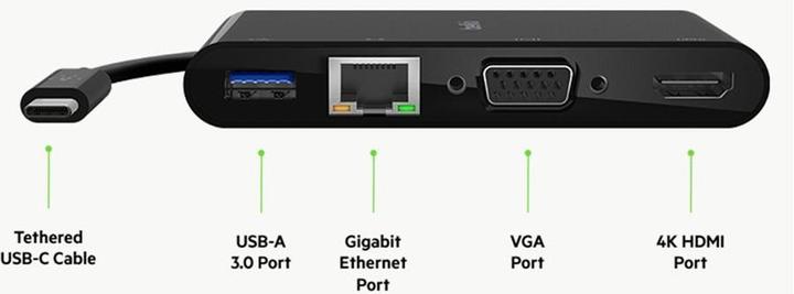 Actual product image Belkin Multimedia (USB-C, 1 Ports)