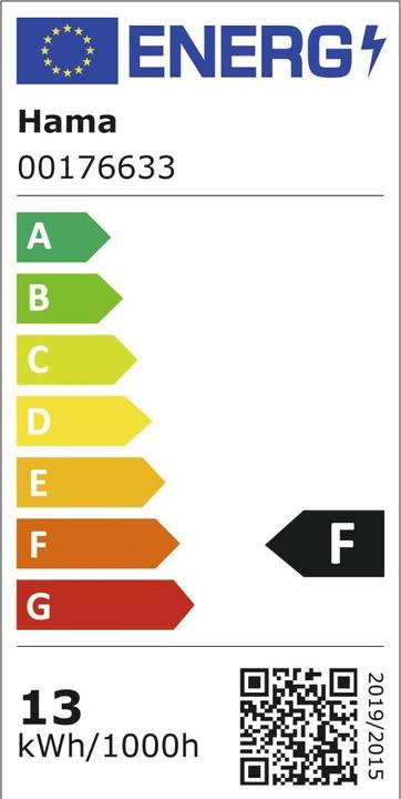 Energy Label Hama LED tape (RGBW, 500 cm, Indoor)