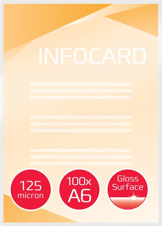 Immagine prodotto GBC Foglio di laminazione (A6, 100 Pezzo/i, 125 µm)