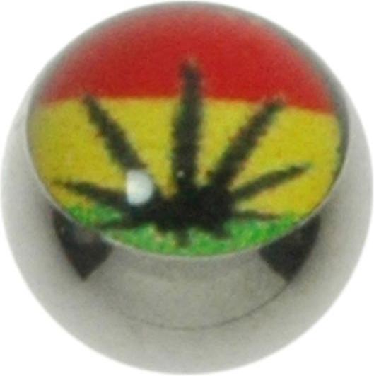 Actual product image Bijouteria Piercingball (Epoxy resin, Surgical steel 316L)