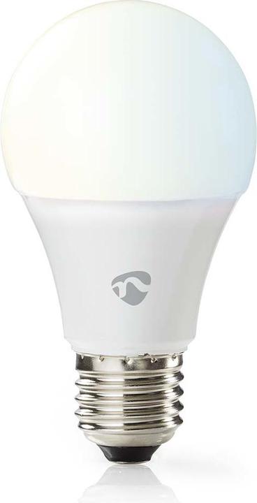 Produktbild Nedis WIFILRW10E27 SmartLife LED Bulb WLAN E27 806 lm 9 W Warm to Cool White 2700 - 6500 K Energiekl (E27, 9 W, 806 lm, 1 x, F)