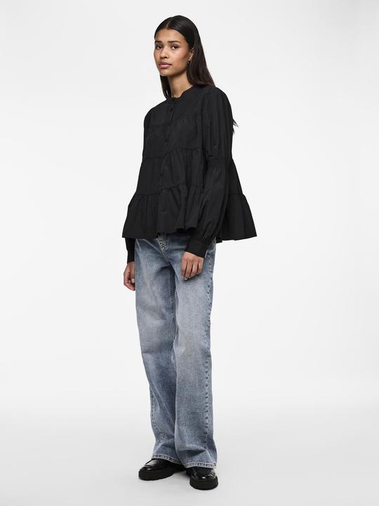 Actual product image Pieces PCSILLA top with long sleeves (S)
