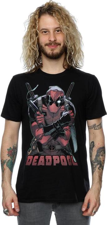 Immagine prodotto Deadpool Ready For Action Maglietta Uomo (XXL)