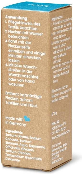 Produktbild bluu Fleckenseife (100 Waschgänge, Seife)