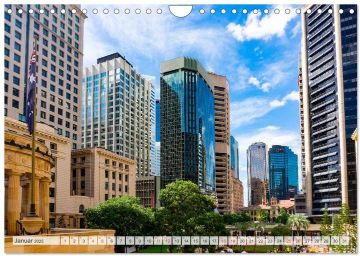 Image du produit Australien Metropolen (Wandkalender 2025 DIN A4 quer), Monatskalender (A4, Allemand)