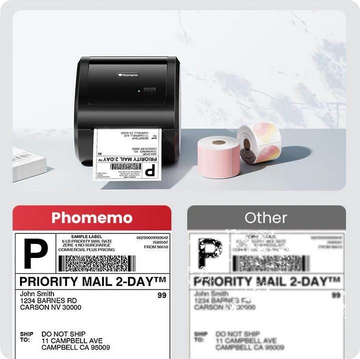 Image du produit Phomemo D520-BT mit Bluetooth BLA/WHI (203 dpi)