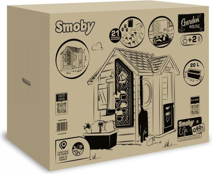 Produktbild Smoby Life Spielhaus Garten