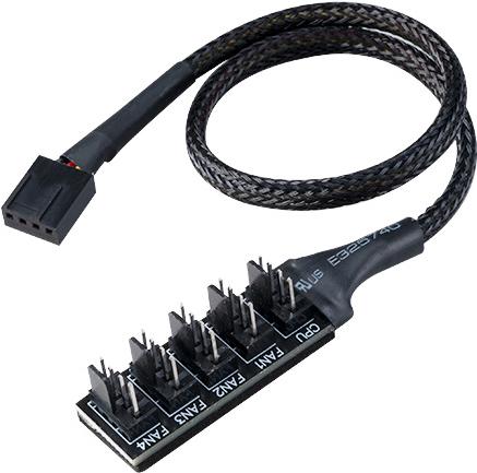 Actual product image Akasa Flexa FP5H PWM Splitter Hub
