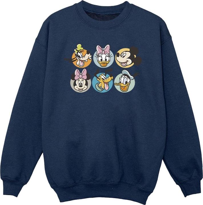 Disney Mickey Mouse And Friends Faces Sweatshirt Mädchen