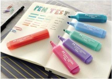Produktbild Faber-Castell PASTELL 46 - Textliner (Blau, 5 mm, 1 x)