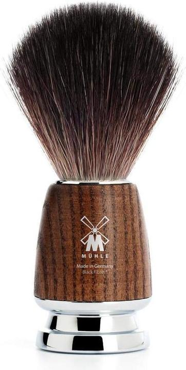 Immagine prodotto Mühle Set da barba, 3 pezzi, pennello da barba con fibra nera, rasoio a 3 lame