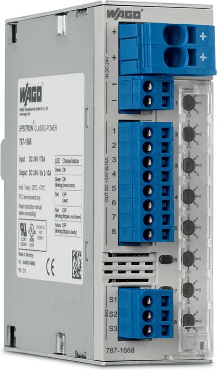 Produktbild Wago Elektronischer SchutzschalterEPSITRON 8 Kanäle 787-1668/106-054