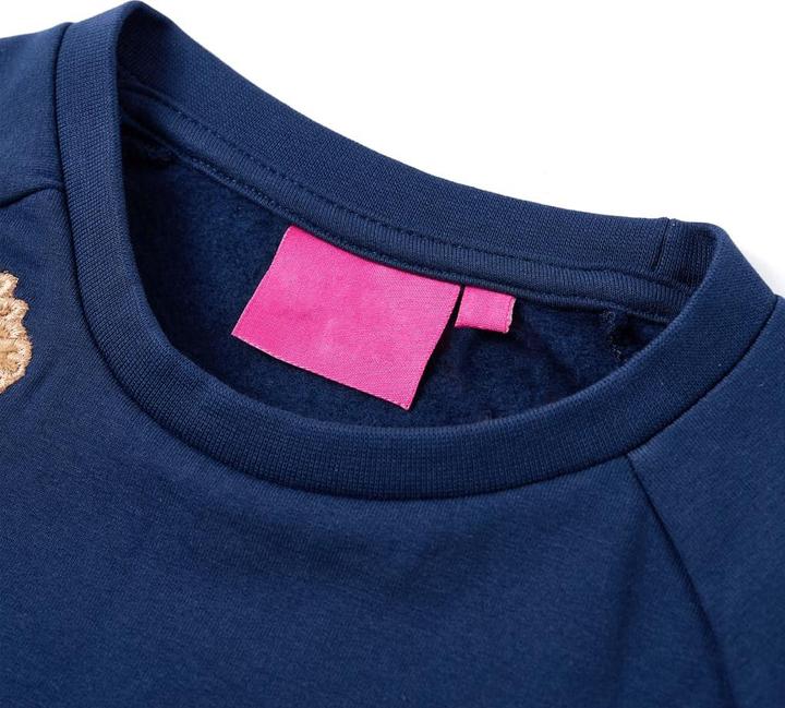 Produktbild VidaXL Kinder-Sweatshirt Marineblau 116,Material: 95 % Baumwolle. 5 (116)