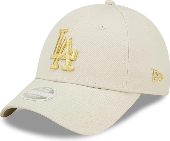 New Era 9Forty Damen Cap Metallic Los Angeles Dodgers Beige