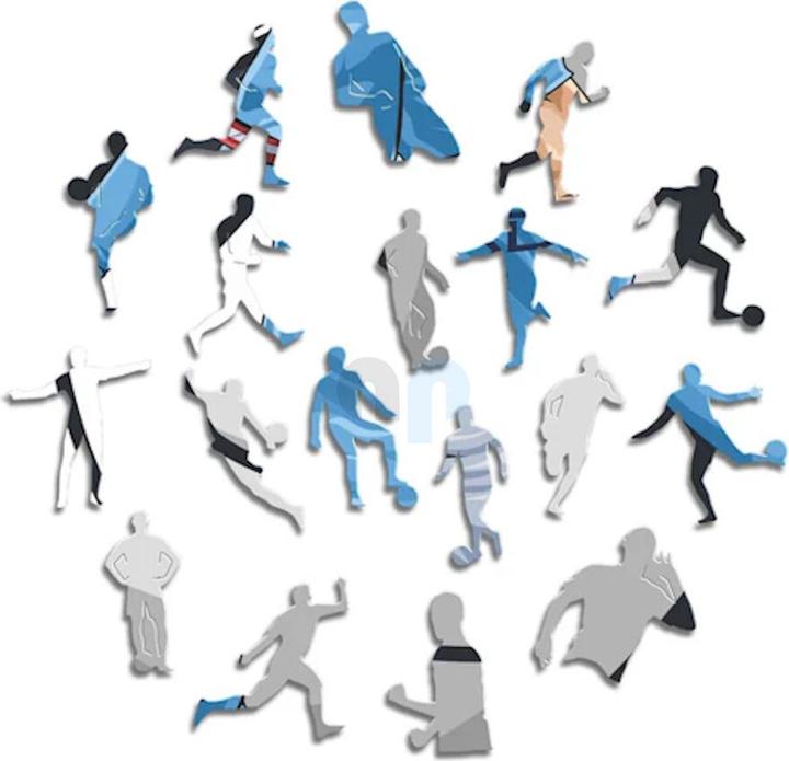 Productafbeelding Iconic Man City FC - Phil Foden - Houten legpuzzel maat L (500 stukjes) (500 onderdelen)