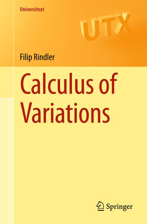 Image du produit Calculus of Variations (Filip Rindler, 2018)