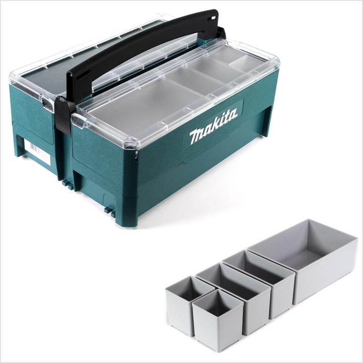 Immagine prodotto Makita Scatola per Makpac + inserto per scatola ( P-84137 + P-84171 ) (1 pezzi)
