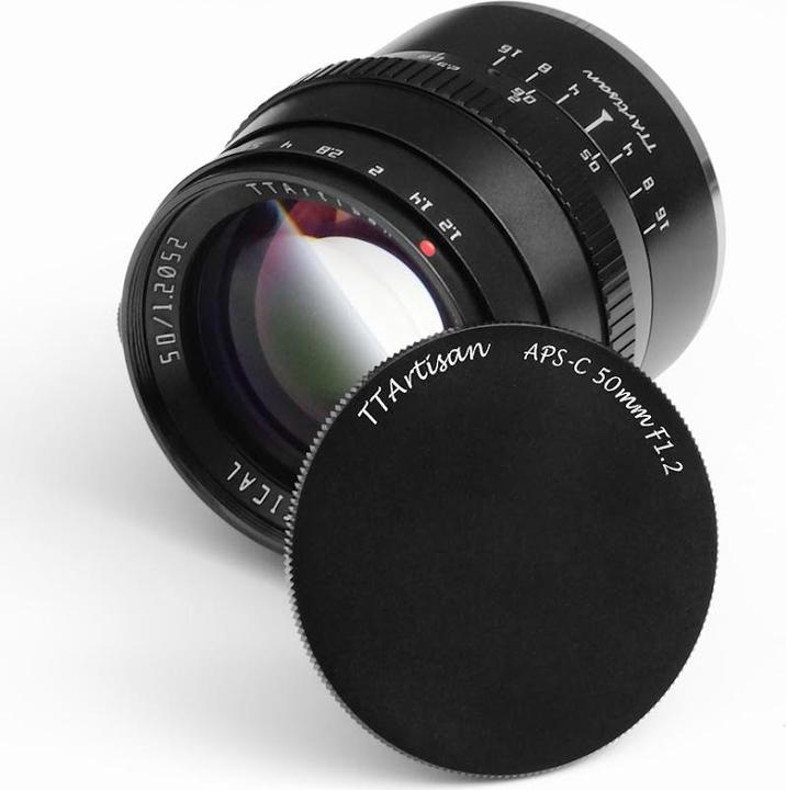 Immagine prodotto TTArtisan 50mm f1.2 per attacco M43 (APS-C) (Micro Four Thirds, Micro Four Thirds)