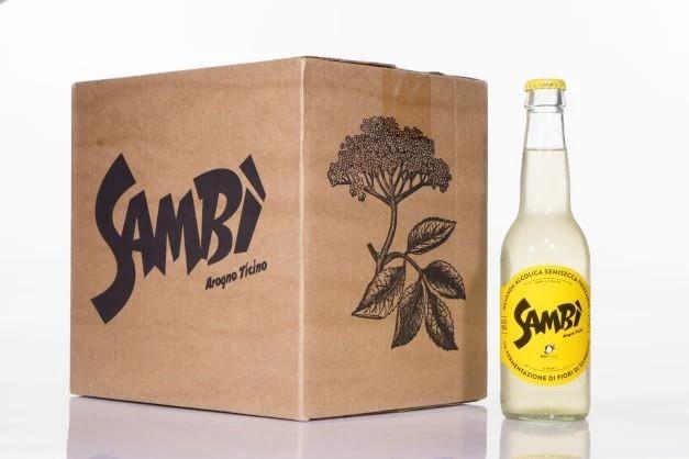 Image du produit Sambi Boisson bio originale mélangée au goût Holünder Caisse de 245 x 330 ml / (24 x 33 cl)