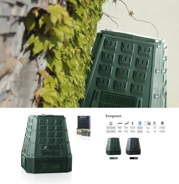 Prosperplast Sorperplast VEOGREEN composter 600L green color (IKST600ZI) (600 l)
