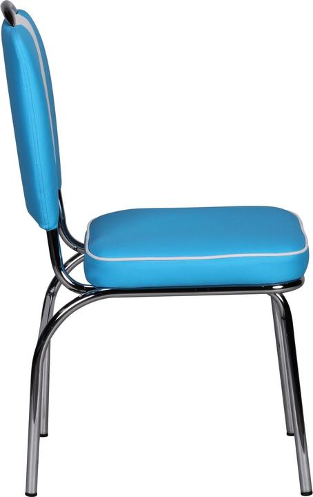 Produktbild FineBuy Stühle Kunstleder Blau