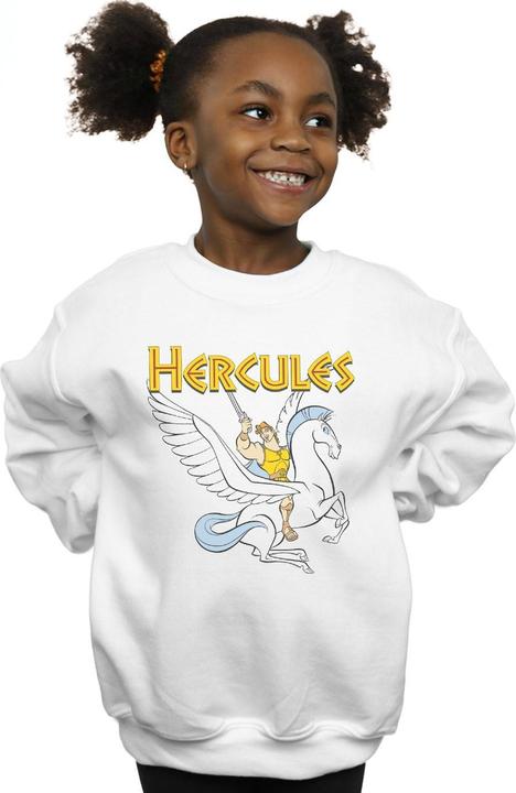 Actual product image Disney Girls Hercules With Pegasus Sweatshirt (116)