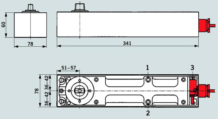 Immagine prodotto Dormakaba Molle a pavimento BTS 80 EMB (Porta camera, Porta d'ingresso, Porta di legno, Portafinestra, Interno)
