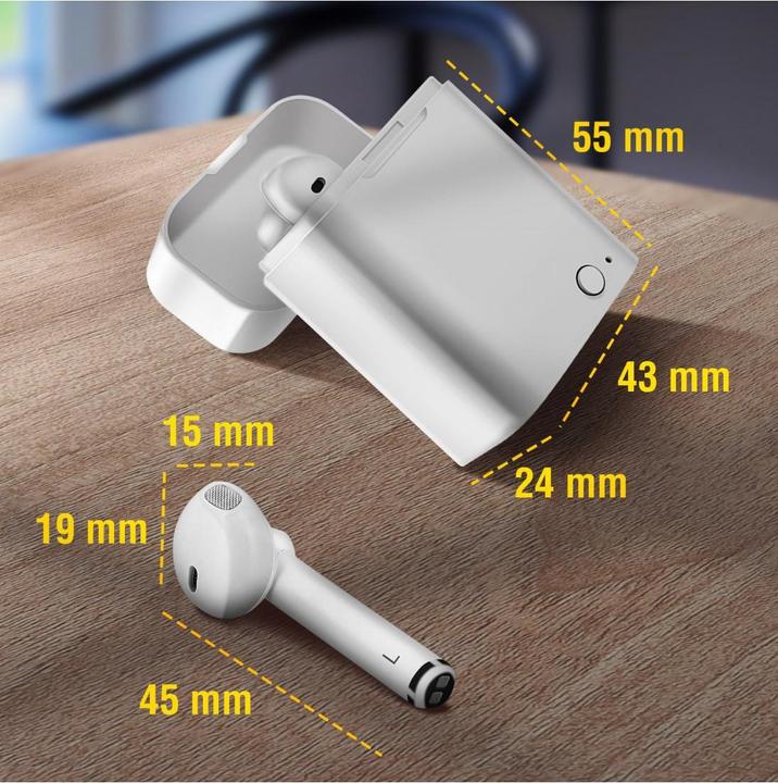 Produktbild Akashi Ecouteurs True Wireless Blancs (30 h, Kabellos)