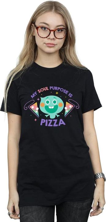 Immagine prodotto Disney Soul 22 Soul Purpose Is Pizza Maglietta Ampia Donna (L)