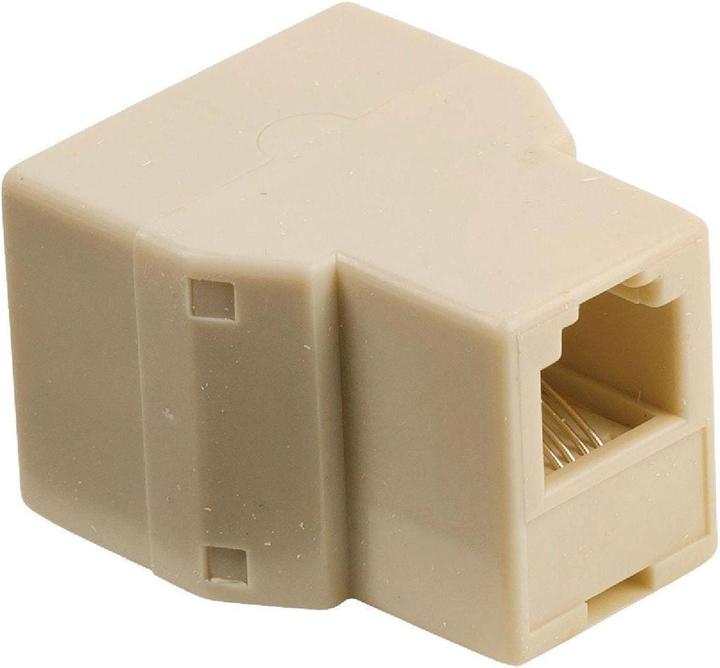 Maxxtro Adaptateur téléphonique RJ-11 à 2x RJ-11
