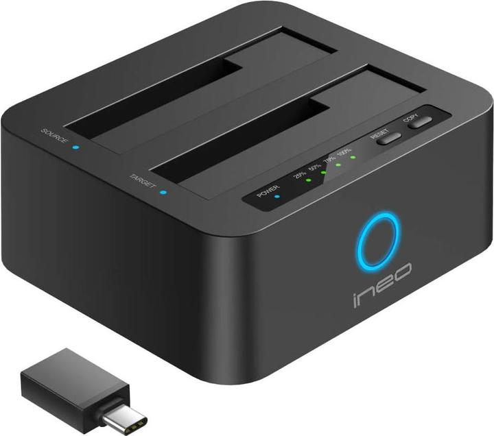 Graugear INEO Festplatten-Klonstation für 2x HDD / SSD