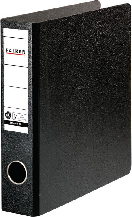 Actual product image Biella Falken Folder N50 11285889 DIN A5 high 50mm hardboard black (A5, 50 mm, 1 Piece)