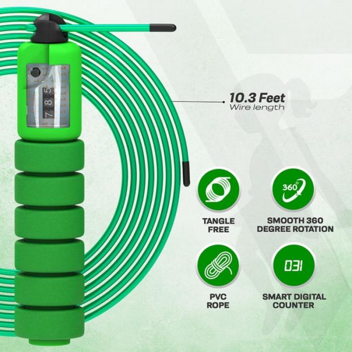 Produktbild Rdx Verstellbares Springseil mit Zähler (304 cm)