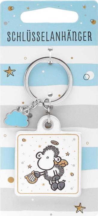 Actual product image Sheepworld Keychain 8.5 x 4 cm, leatherette guardian angel
