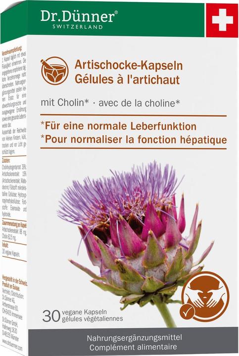 Actual product image Dr. Dünner Artichoke Liver Function (30 Piece, Capsules, 37 g)