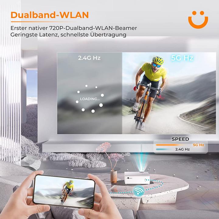 Produktbild Yaber Mini Beamer V5 (Full HD, 7000 lm)