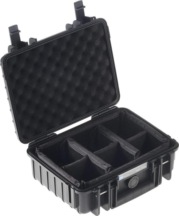 Produktbild B+W Outdoor-Koffer Typ 1000 - RPD mit Facheinteilung (Fotokoffer, 4.10 l)