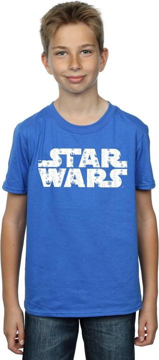 Actual product image Star Wars Boys Christmas Logo T-Shirt (116)