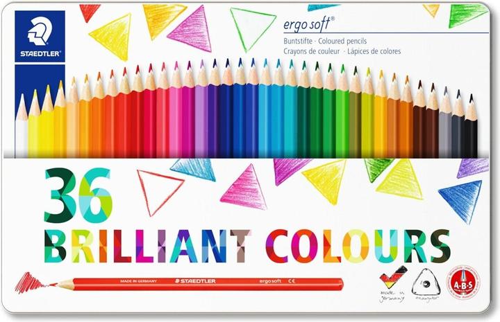 Actual product image Staedtler Ergosoft colored pencils 36 pcs 100% FSC (Mixed colours, 36 x)